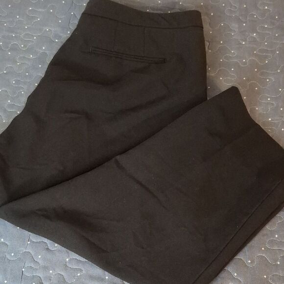 Worthington Modern Fit Black Cropped Trousers size 10 - Picture 1 of 6